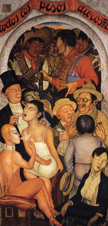 Diego Rivera Night of the Rich
